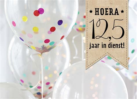 12 5 jaar werk jubileum